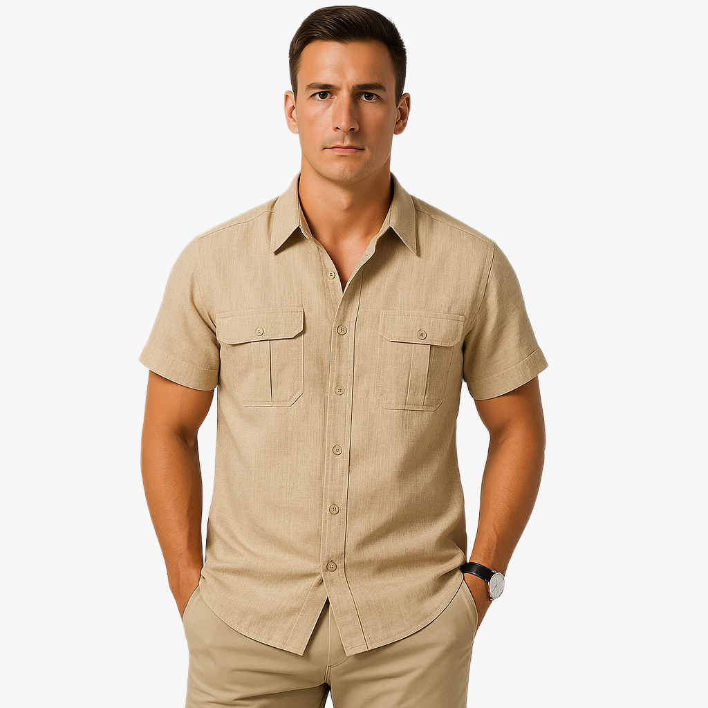 Lässiges Herrenhemd für den Sommer