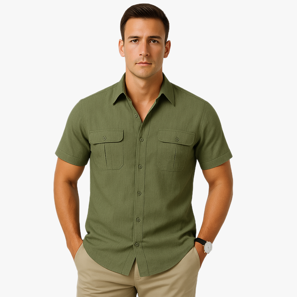 Lässiges Herrenhemd für den Sommer