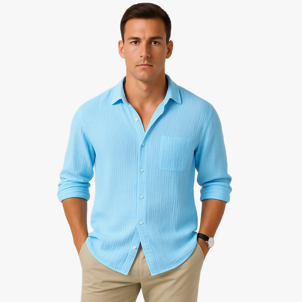 Elegantes Langarmhemd für vielseitige Anlässe