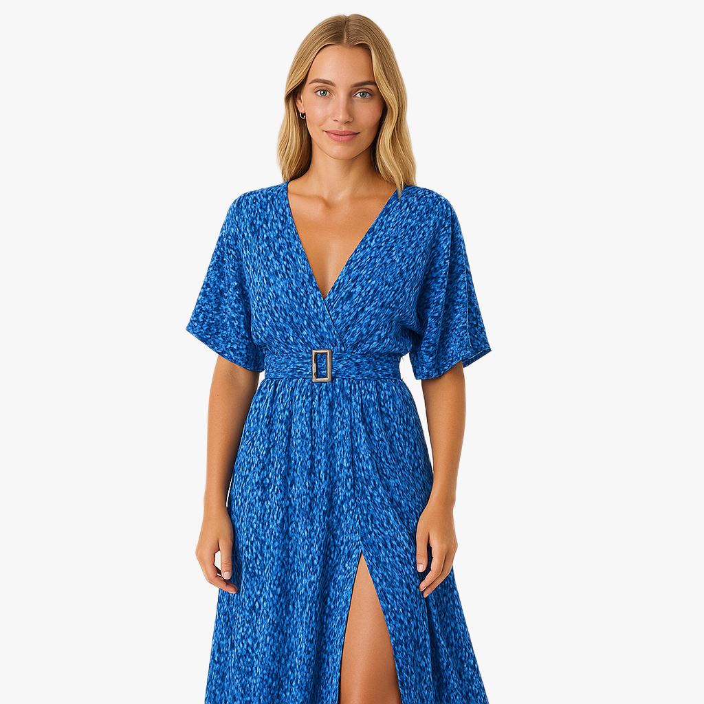 Elegantes Wickelkleid für warme Tage