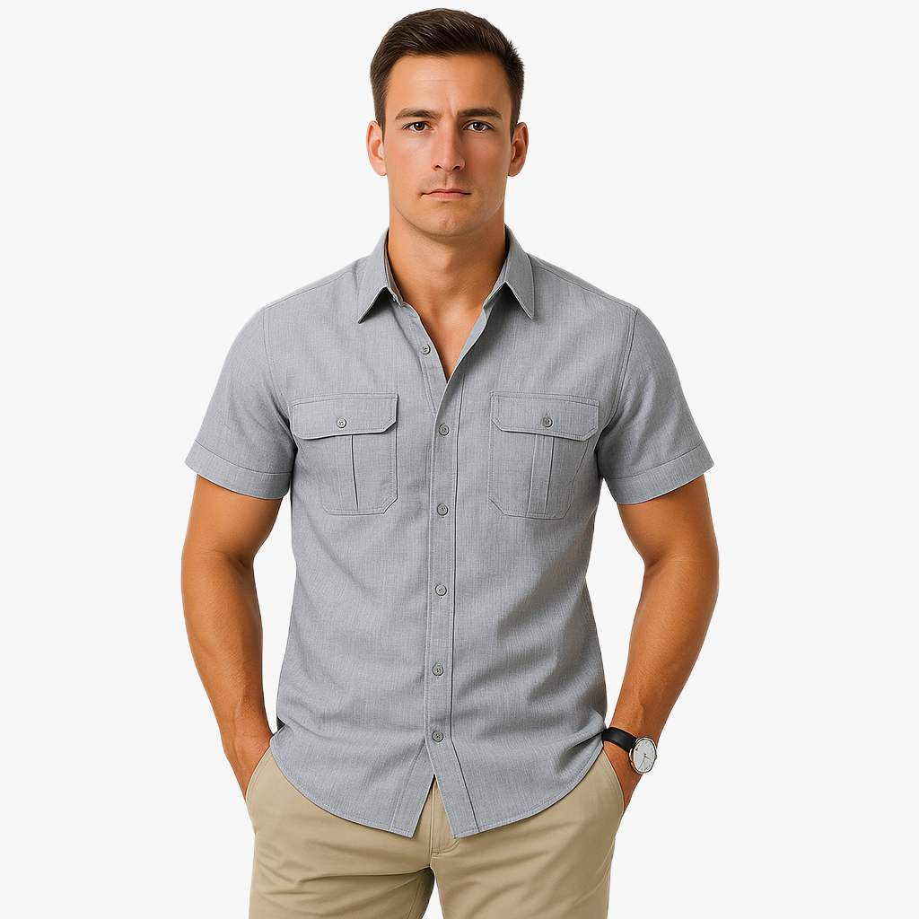 Lässiges Herrenhemd für den Sommer