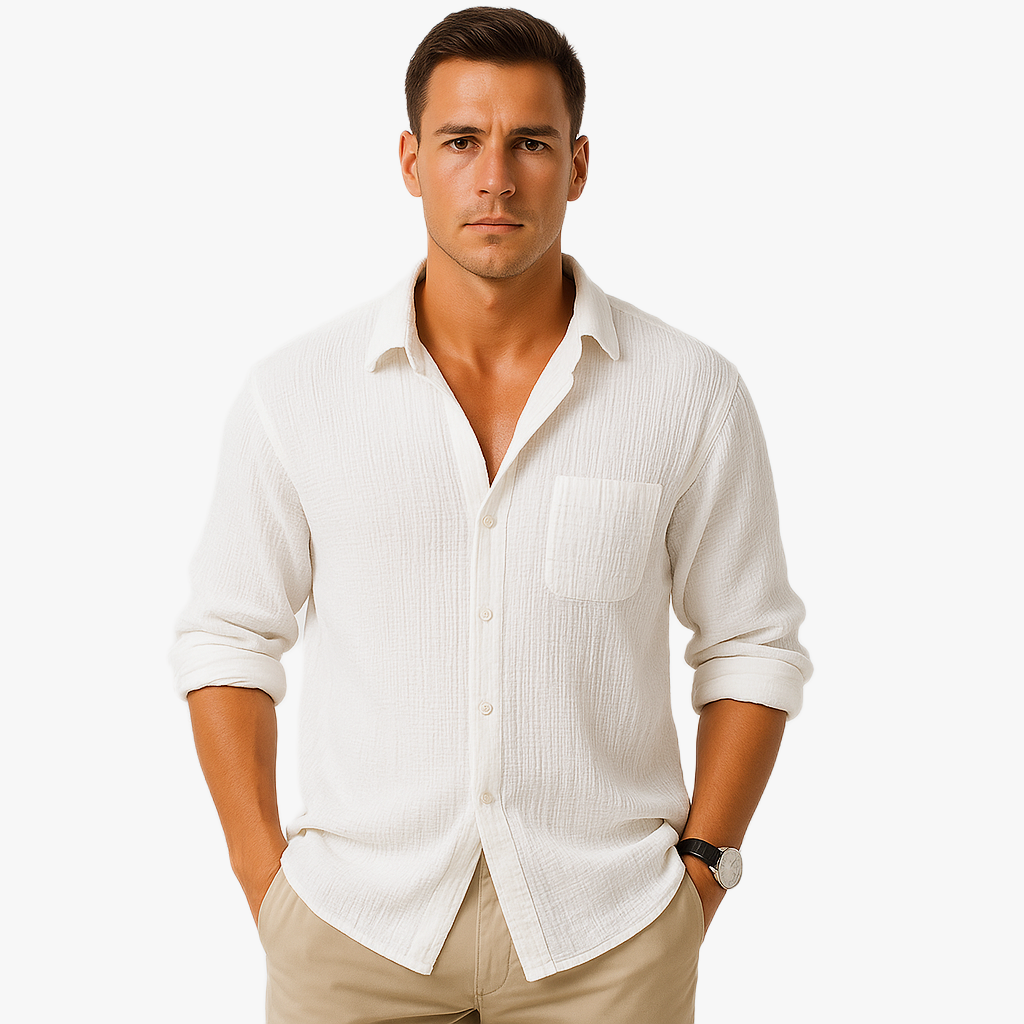 Elegantes Langarmhemd für vielseitige Anlässe