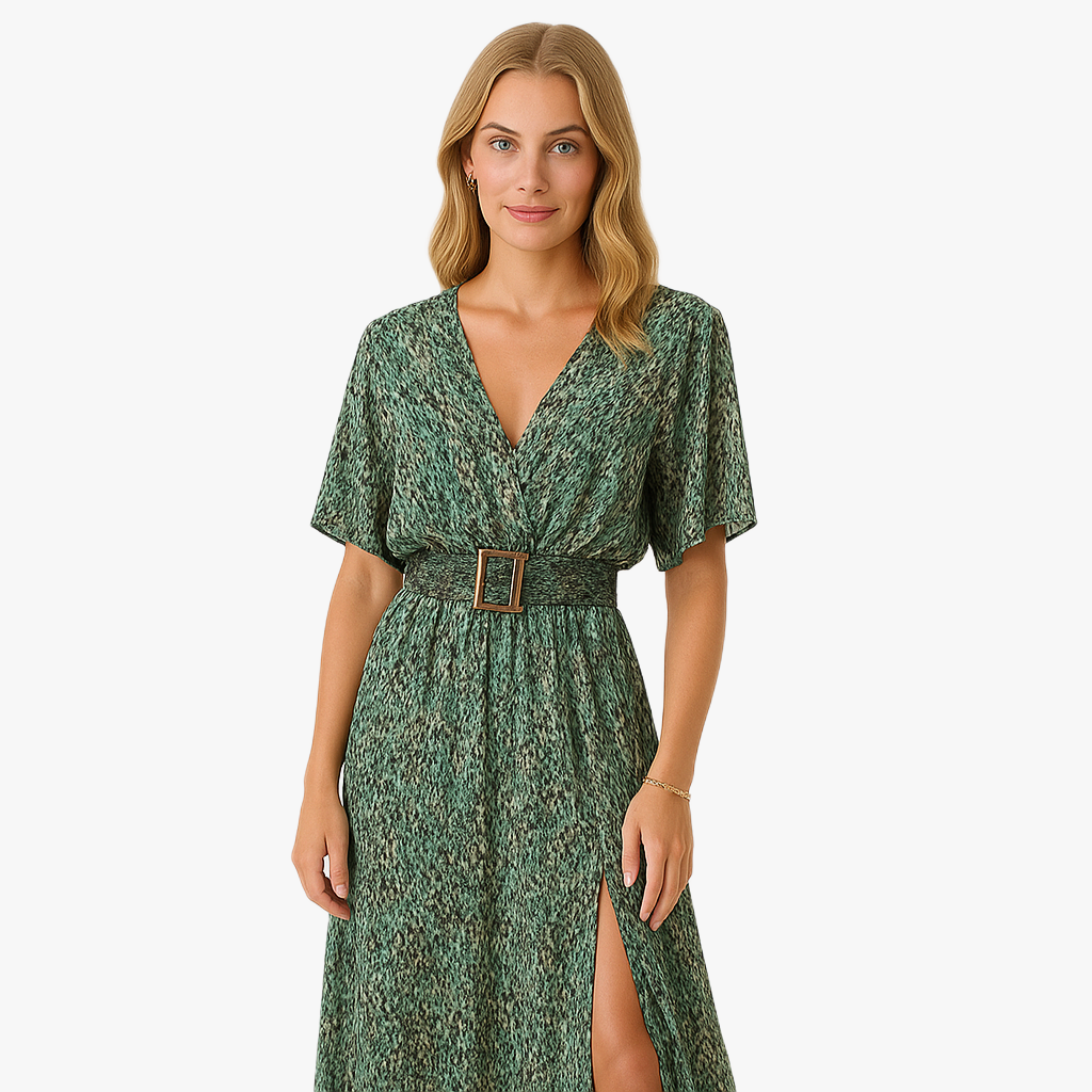 Elegantes Wickelkleid für warme Tage