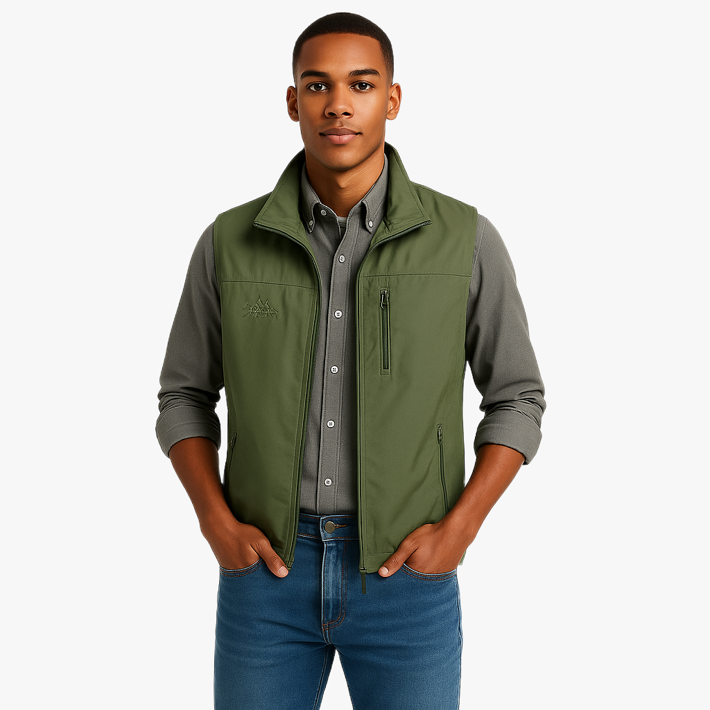 Winddichte Herren Weste für Outdoor Aktivitäten