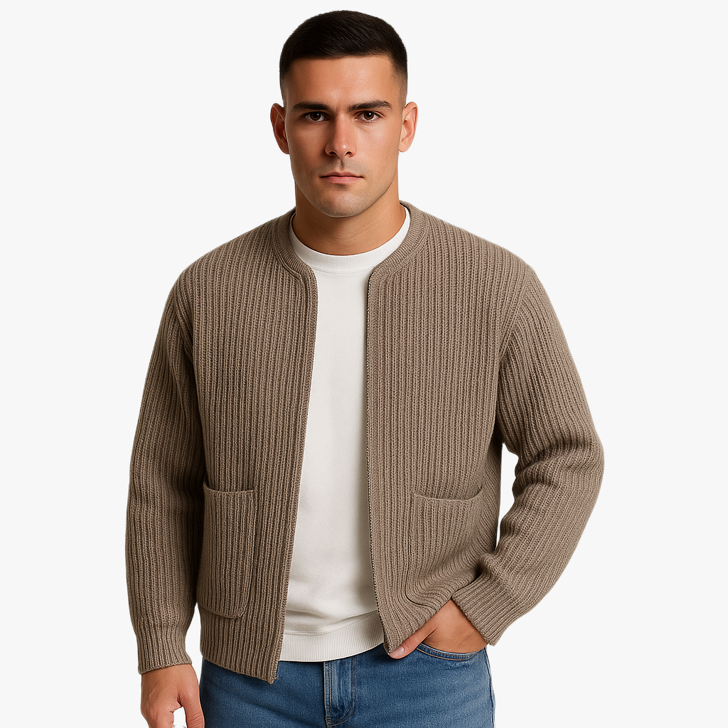 Moderne Herren Strickjacke für jeden Anlass