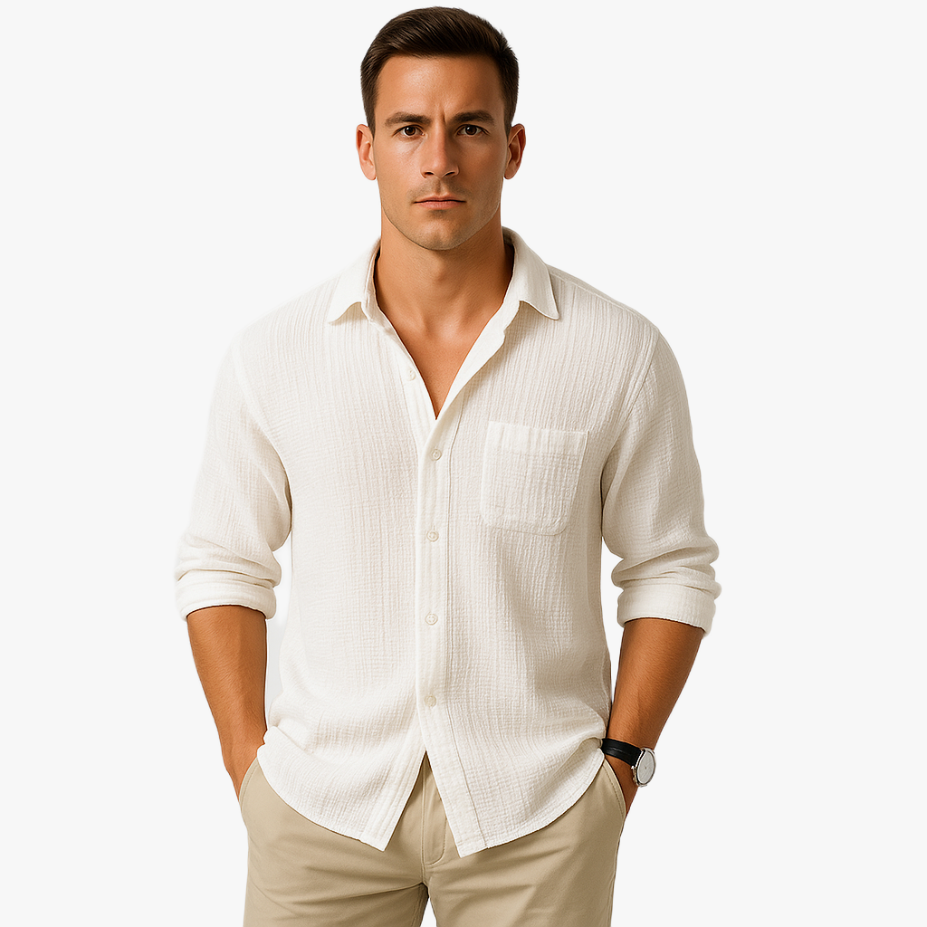 Elegantes Langarmhemd für vielseitige Anlässe