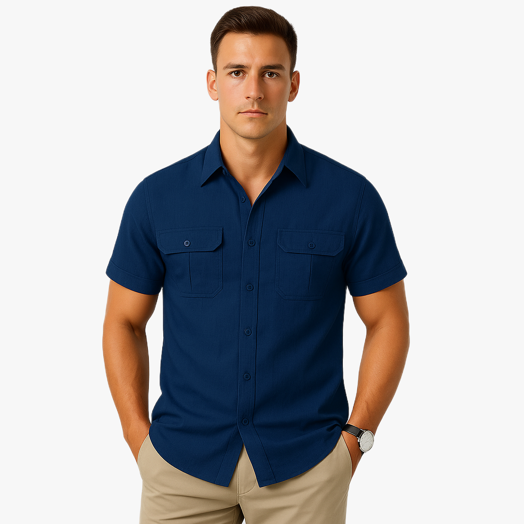 Lässiges Herrenhemd für den Sommer