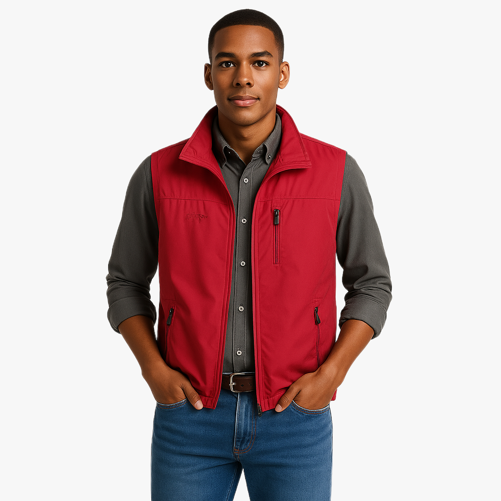 Winddichte Herren Weste für Outdoor Aktivitäten