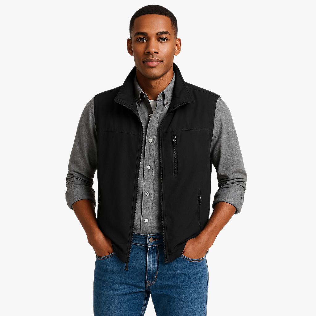 Winddichte Herren Weste für Outdoor Aktivitäten