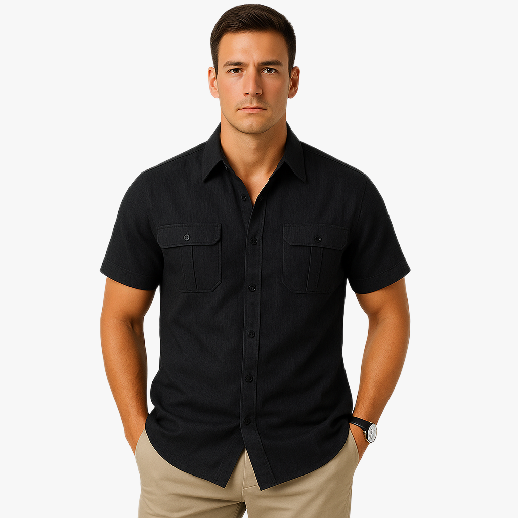 Lässiges Herrenhemd für den Sommer