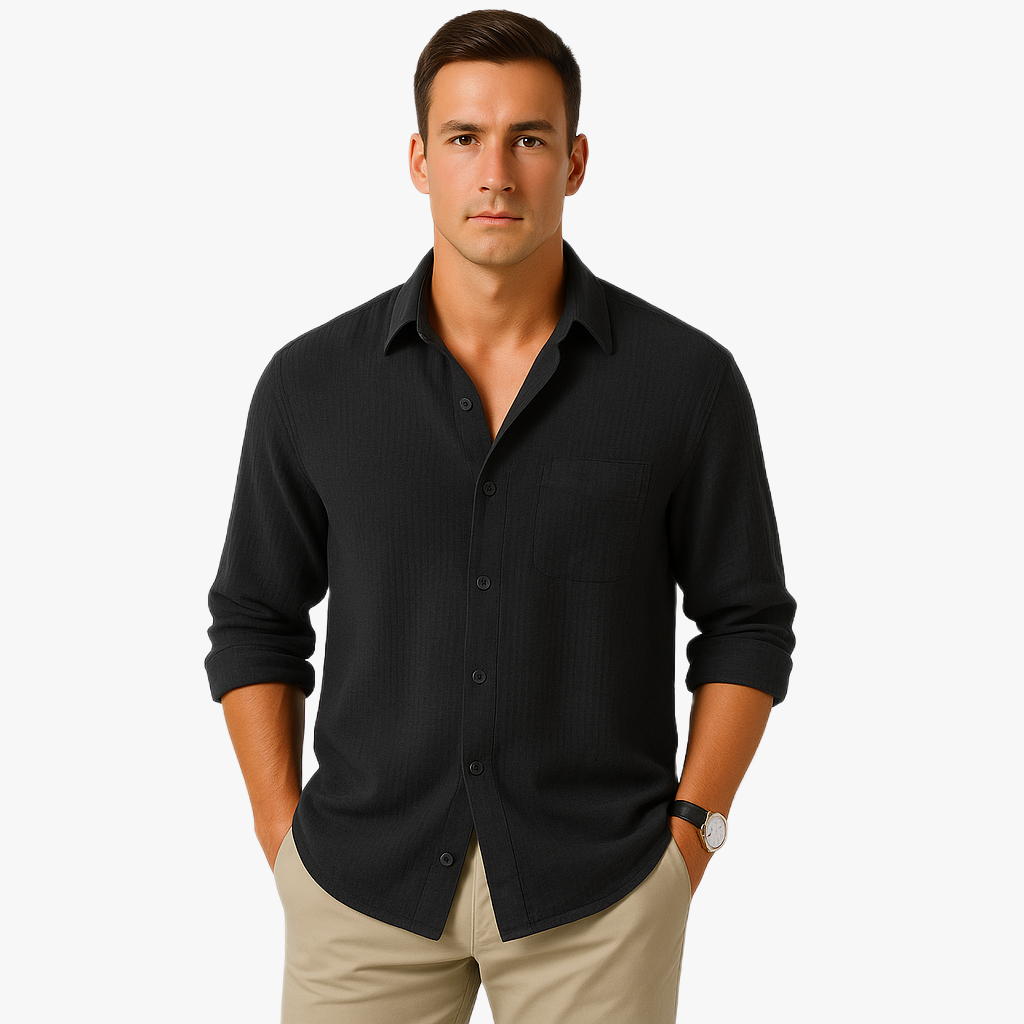 Elegantes Langarmhemd für vielseitige Anlässe