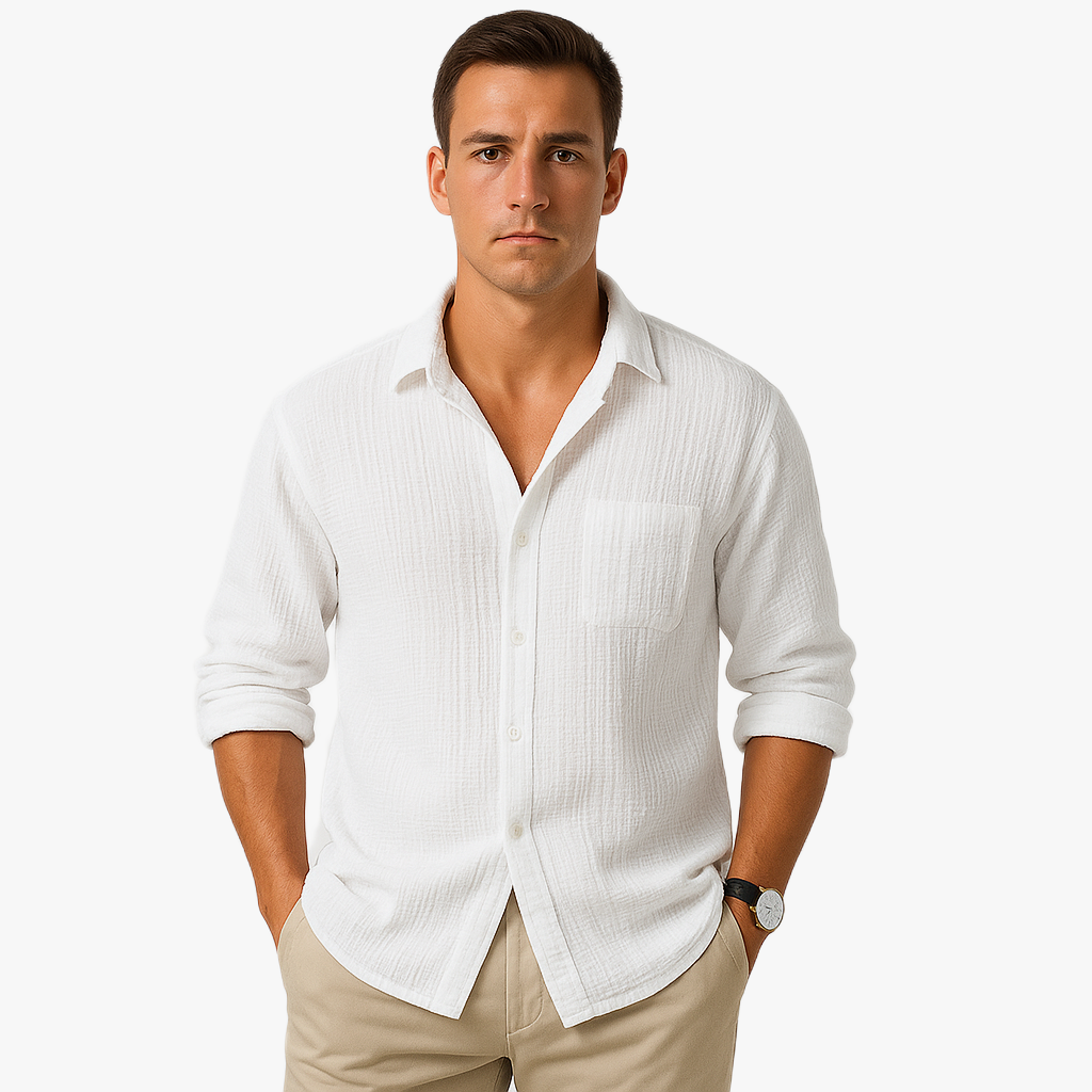 Elegantes Langarmhemd für vielseitige Anlässe