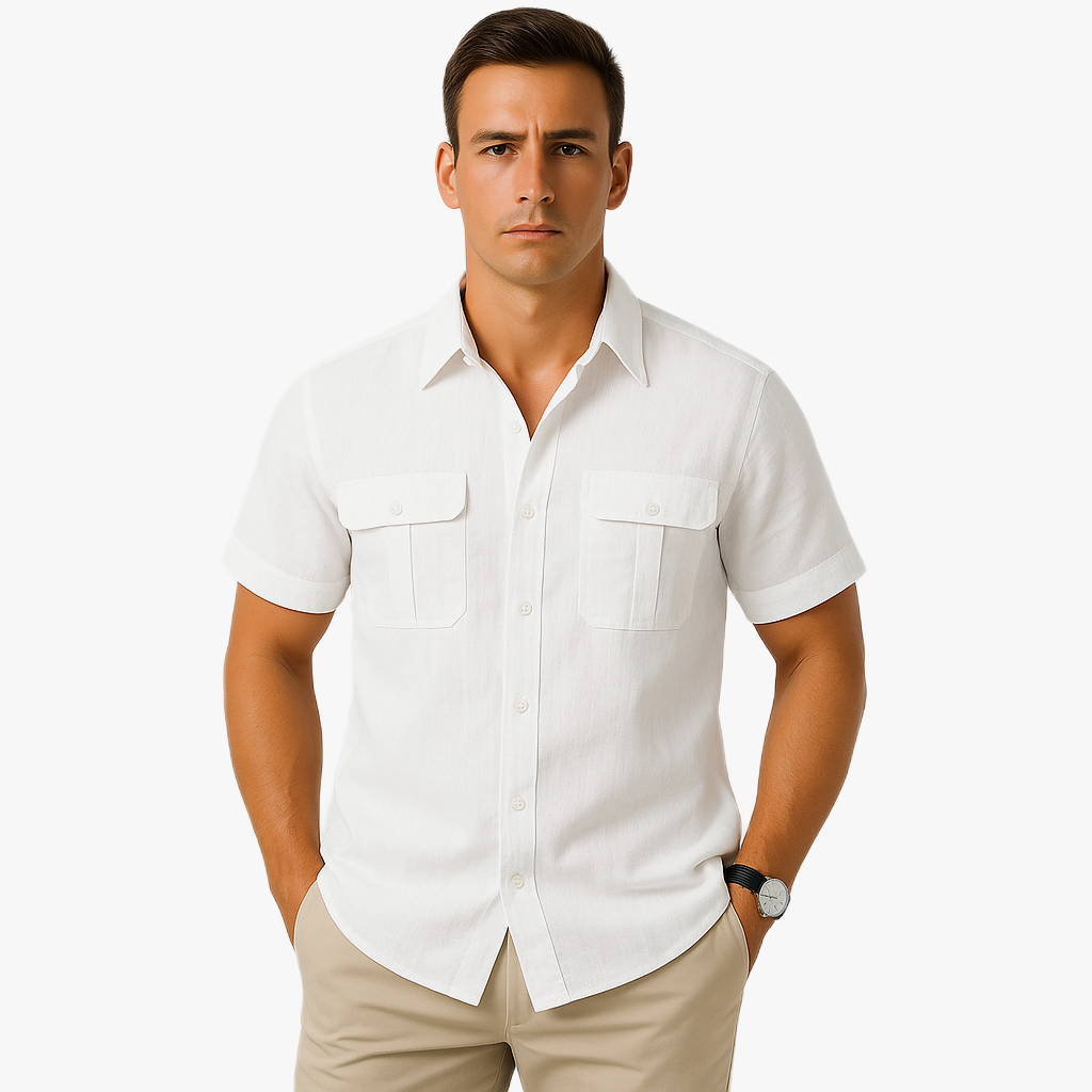 Lässiges Herrenhemd für den Sommer